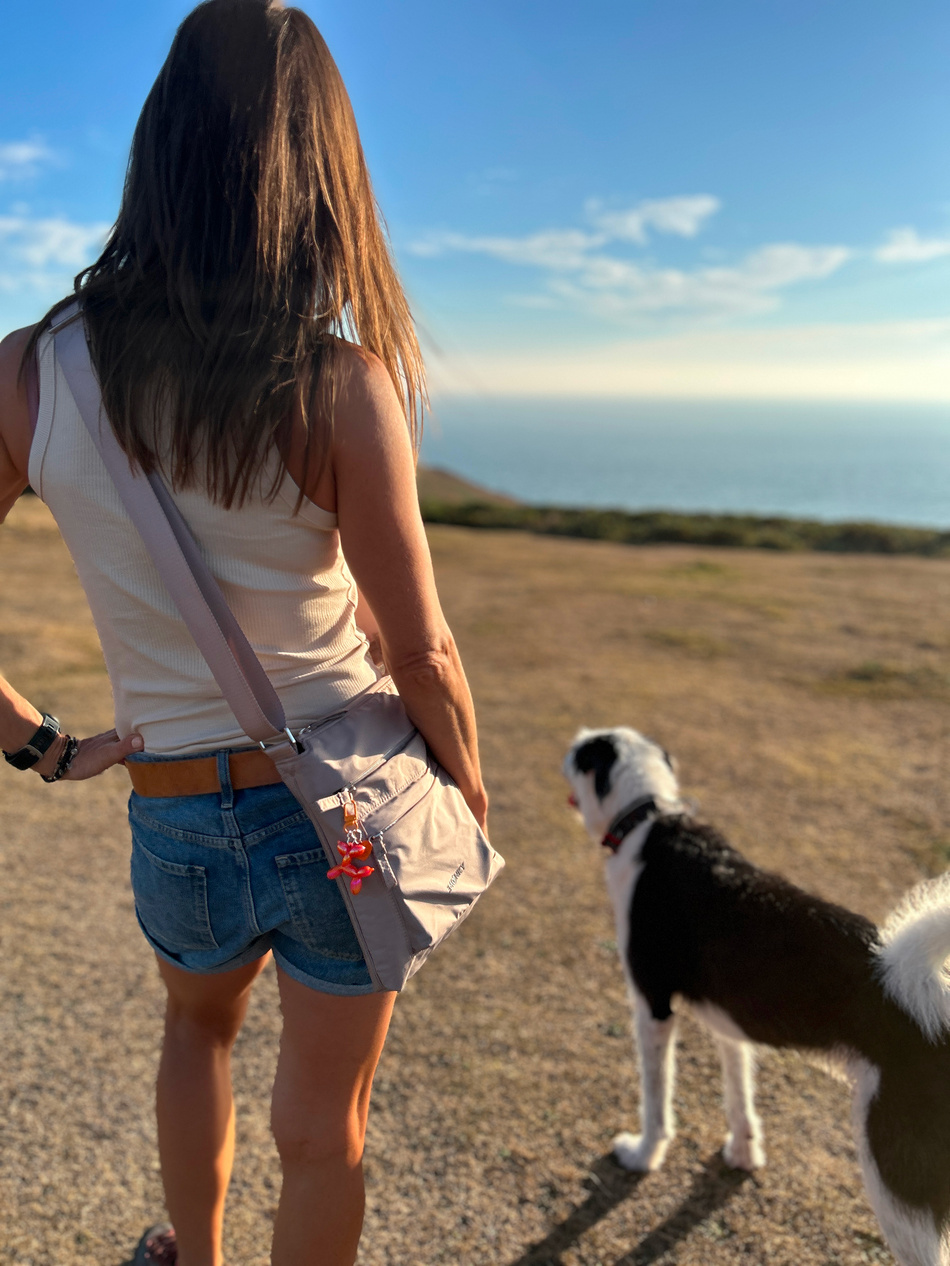 Torebka na ramię BLU MOONKY One-Two slim beżowa