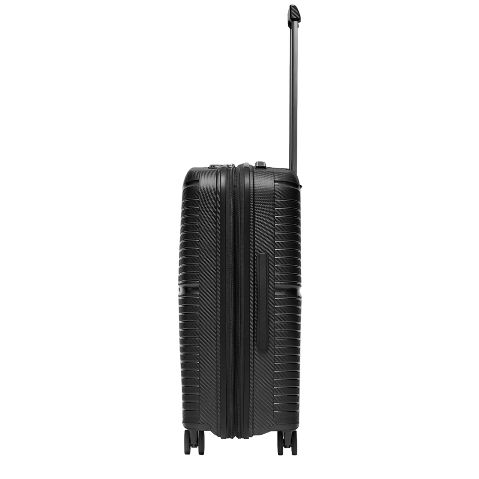 Walizka BLU MOONKY Charon 66cm czarna powiększana