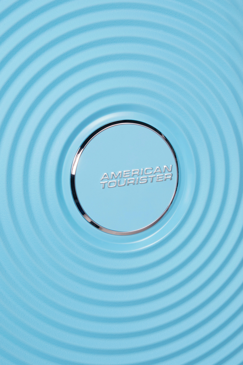 Walizka American Tourister Soundbox 67cm powiększana Blueberry Fizz