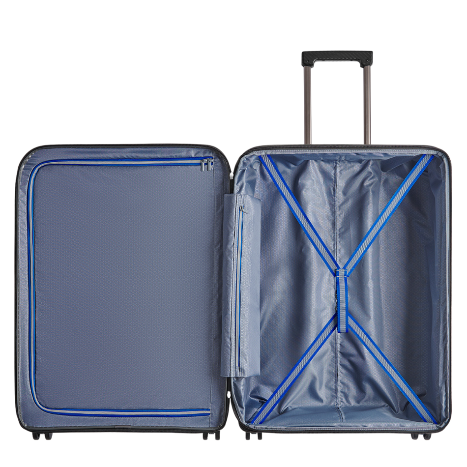 Walizka BLU MOONKY Charon 77cm granatowa powiększana