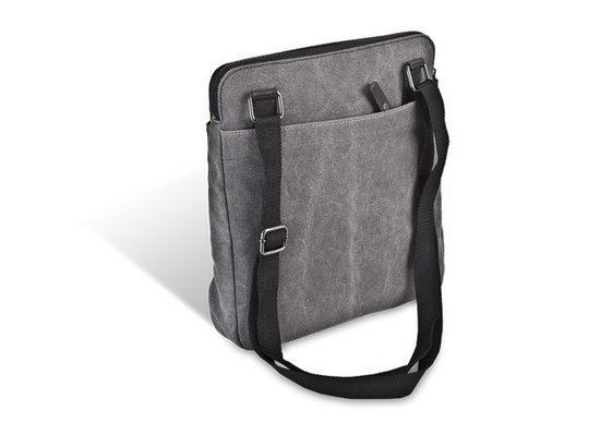 Torba na ramię Valentini Canvas 510 czarna