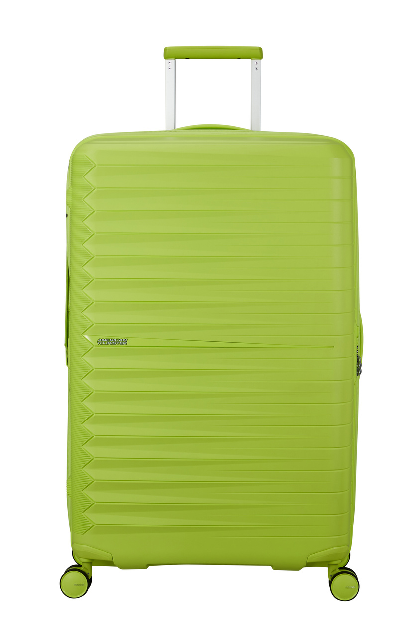 Walizka American Tourister Fastforward 78cm powiększana limonkowa