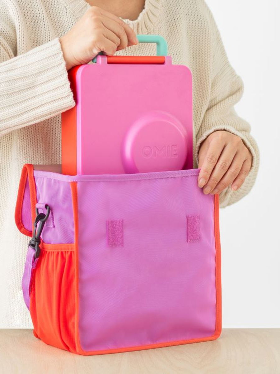 OmieBox Lunch Box Pink Berry