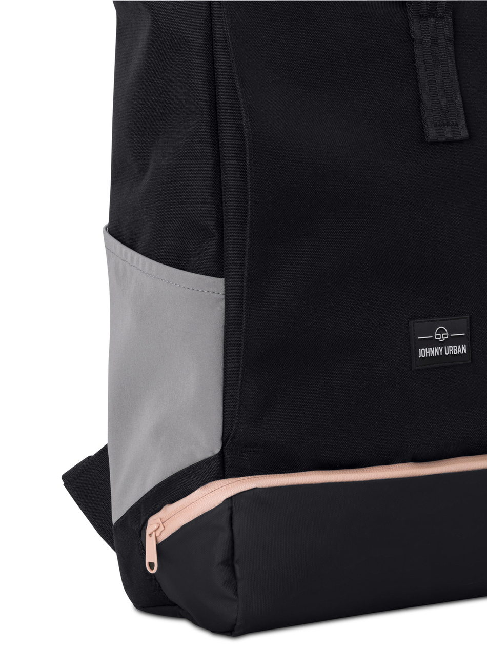 Plecak rolltop JOHNNY URBAN Allen Medium Black Rose