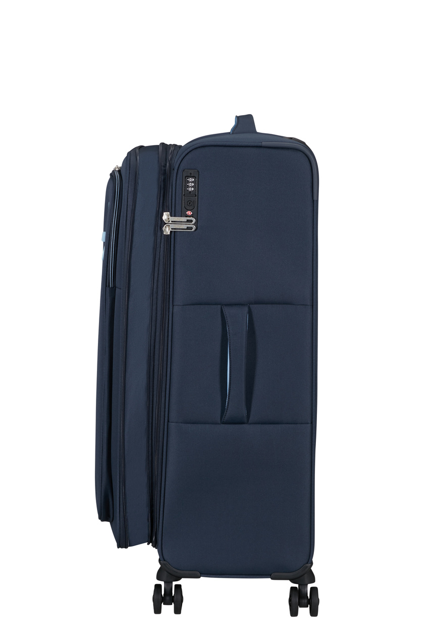Walizka American Tourister Cloudrider 78cm powiększana granatowa