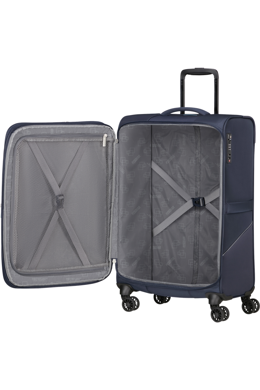 Walizka American Tourister Summerride 69cm powiększana granatowa