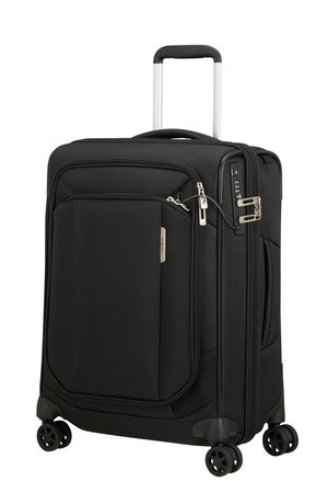 Walizka kabinowa Samsonite Respark 55 cm czarna powiększana