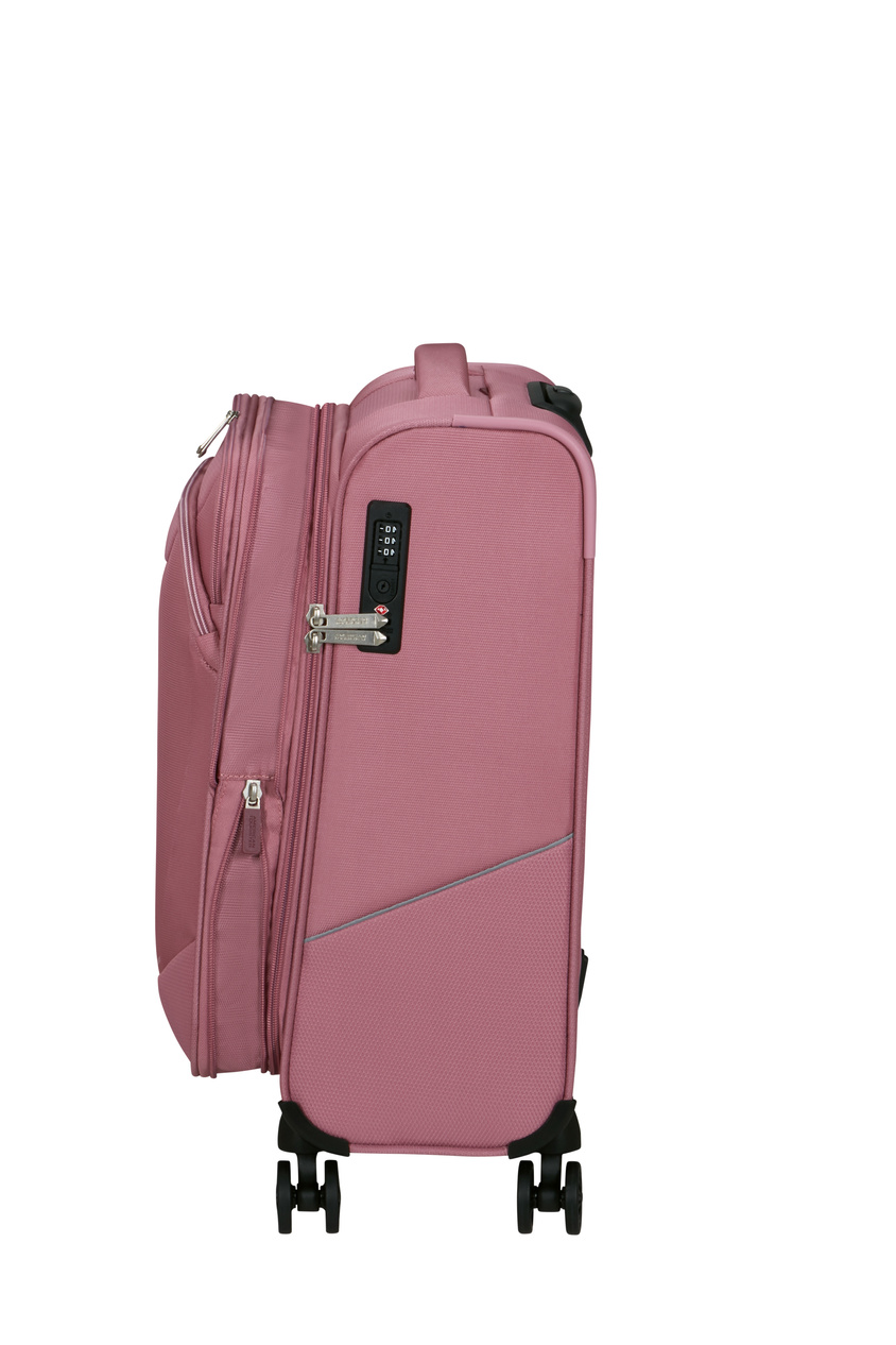 Walizka kabinowa American Tourister Summerride 55cm powiększana różowa