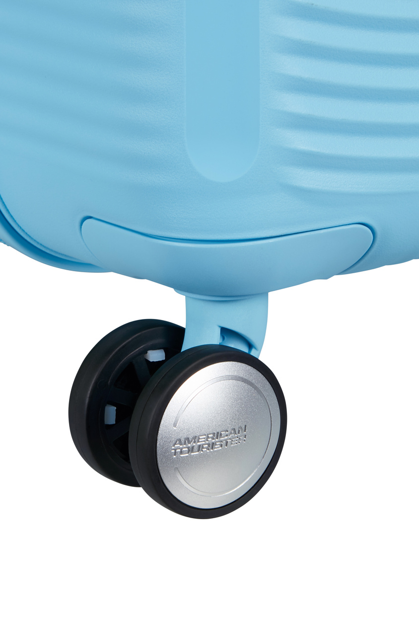 Walizka American Tourister Soundbox 67cm powiększana Blueberry Fizz