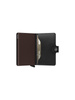 Portfel SECRID Miniwallet Black-Brown