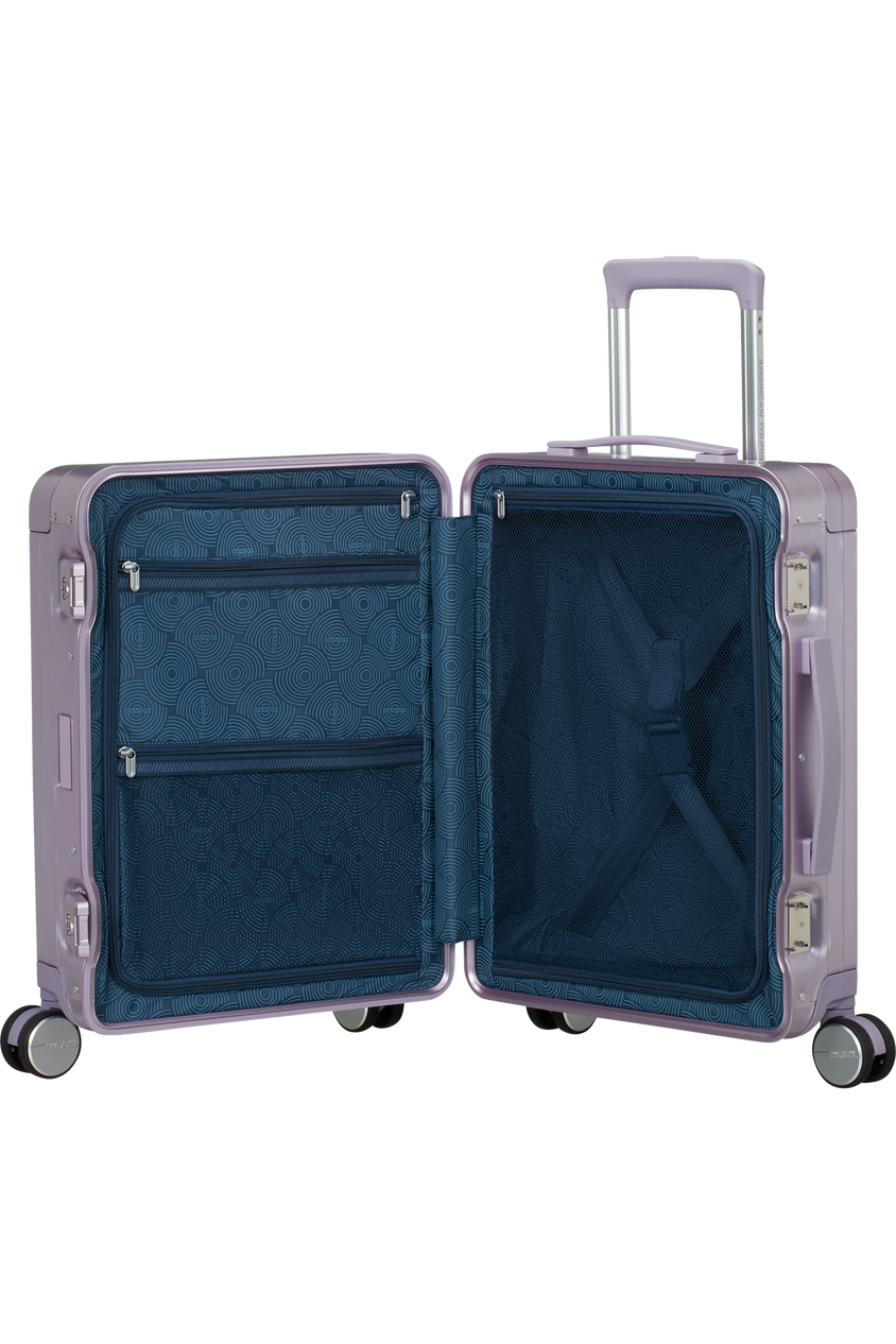 Walizka kabinowa American Tourister Soundbox Alu 55cm Stormy Lilac