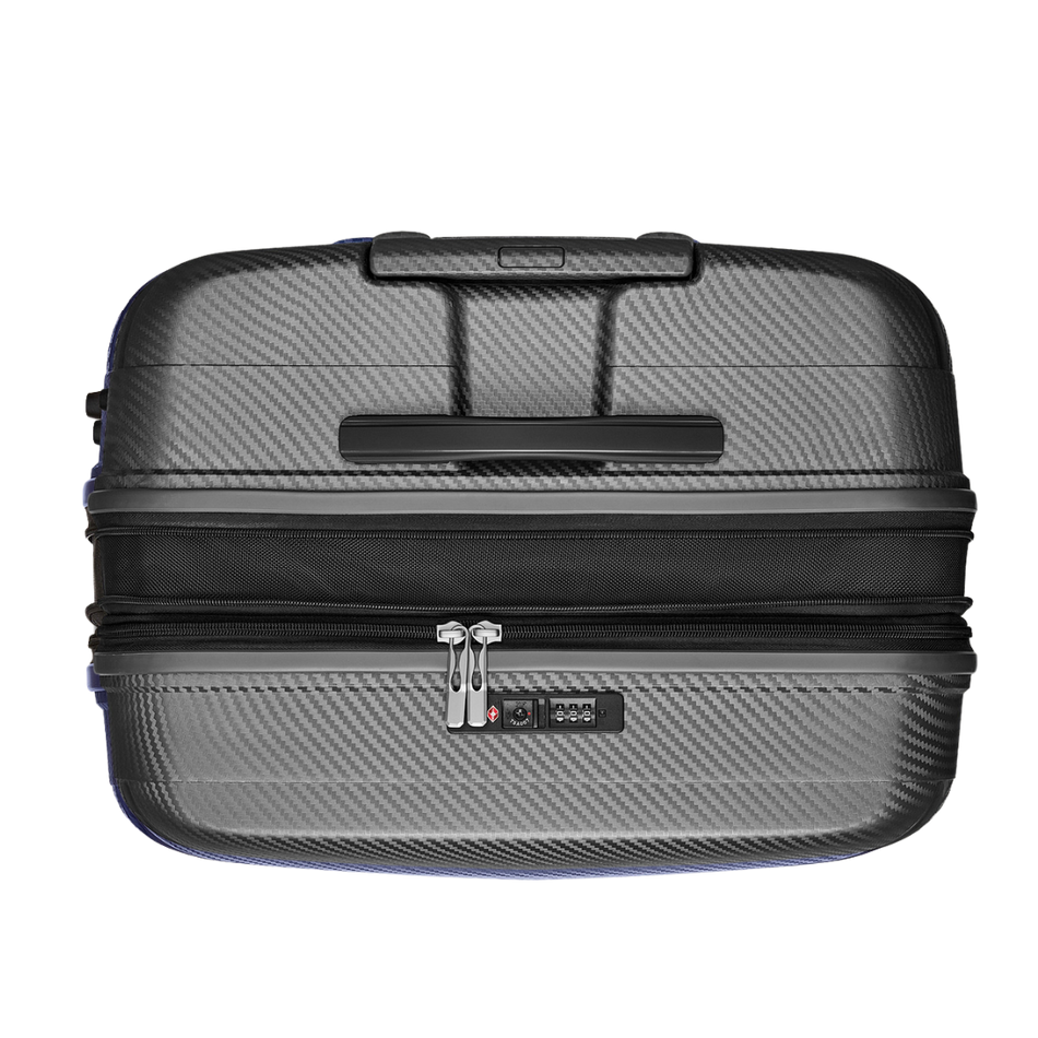 Walizka BLU MOONKY Charon 77cm szara powiększana