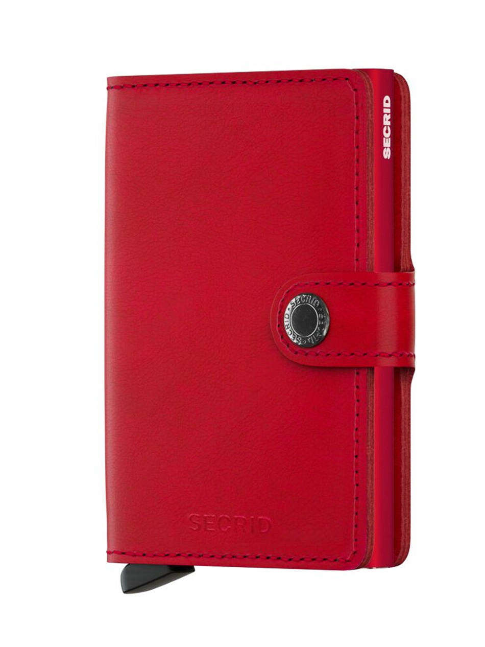 Portfel SECRID Miniwallet Red-Red