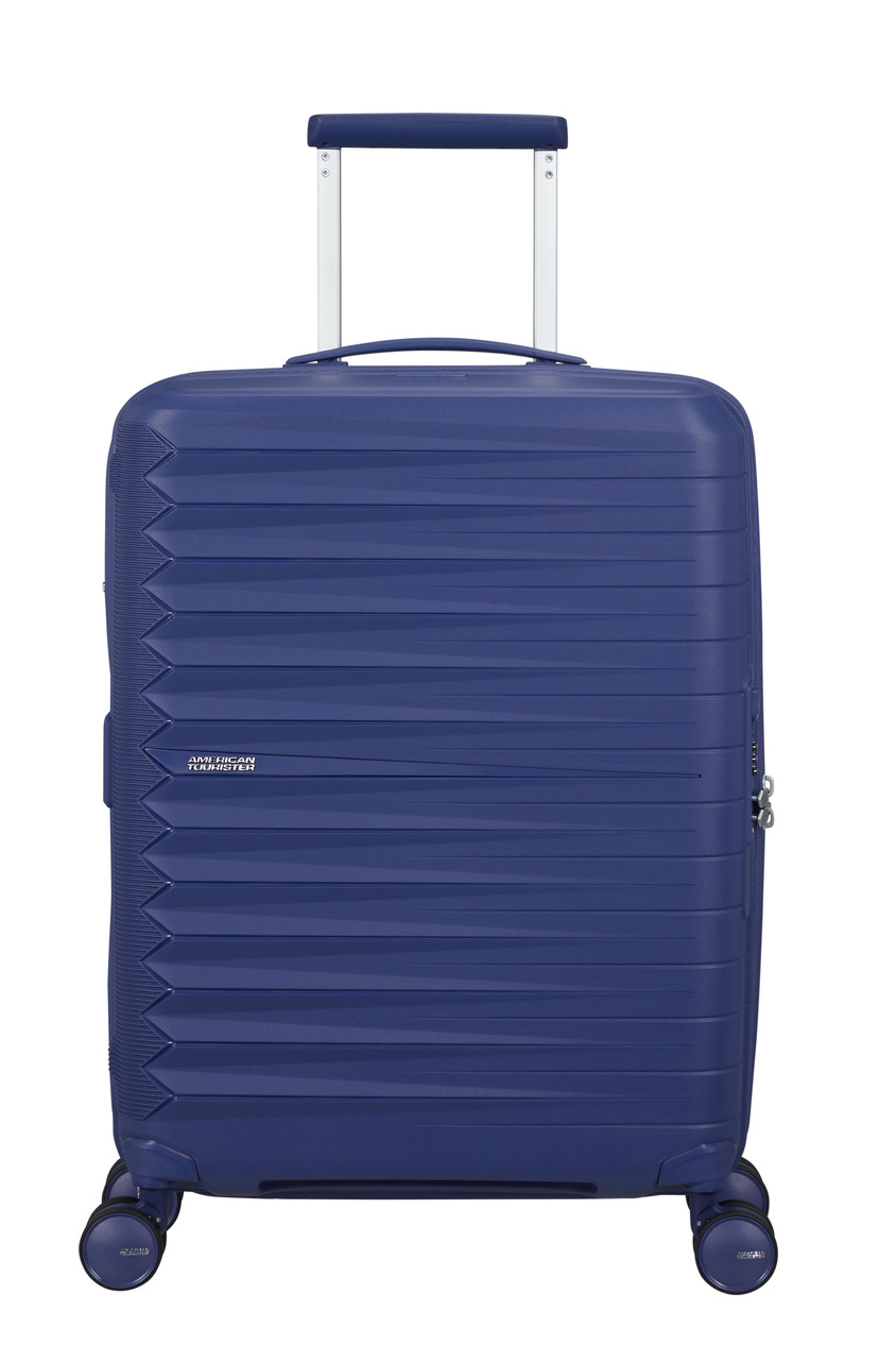 Walizka kabinowa American Tourister Fastforward 55cm powiekszana niebieska