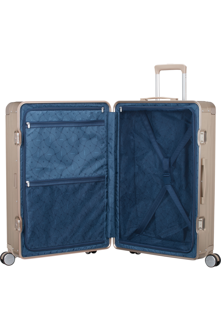 Walizka American Tourister Soundbox Alu 77cm brązowa