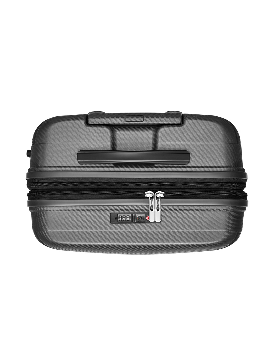 Walizka BLU MOONKY Charon 66cm szara powiększana