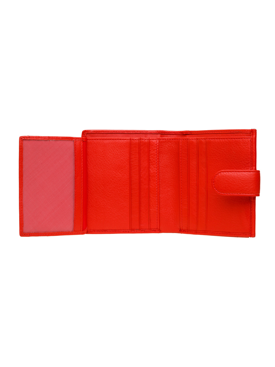 Portfel damski Valentini Metallic 447 czerwony