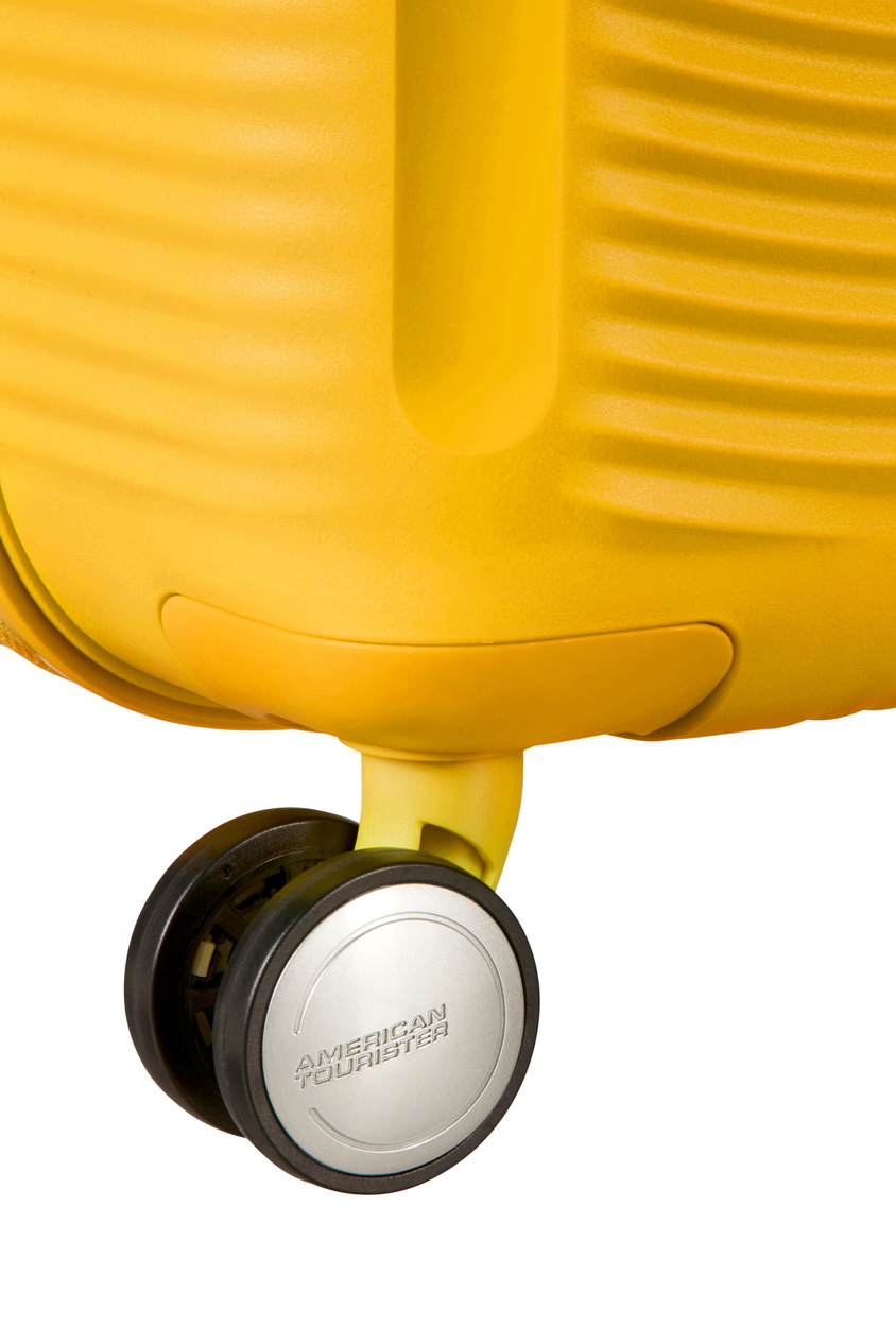 Walizka American Tourister Soundbox 67 cm powiększana Golden Yellow