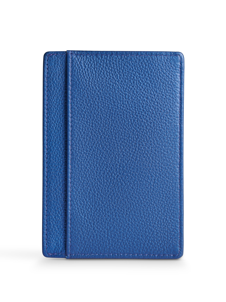 Etui na karty i dokumenty Valentini Metallic 321 niebieskie