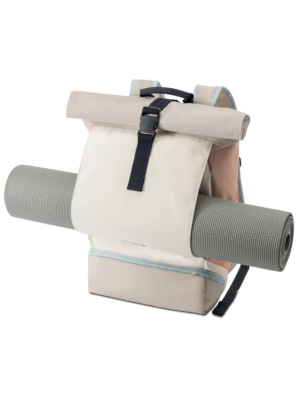 Plecak rolltop JOHNNY URBAN Allen Medium Sand Rose