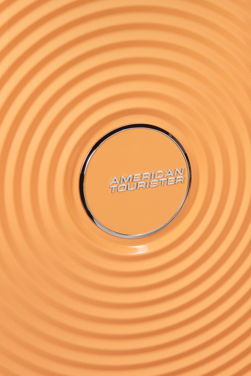 Walizka kabinowa American Tourister Soundbox 55cm powiększana Papaya Pop