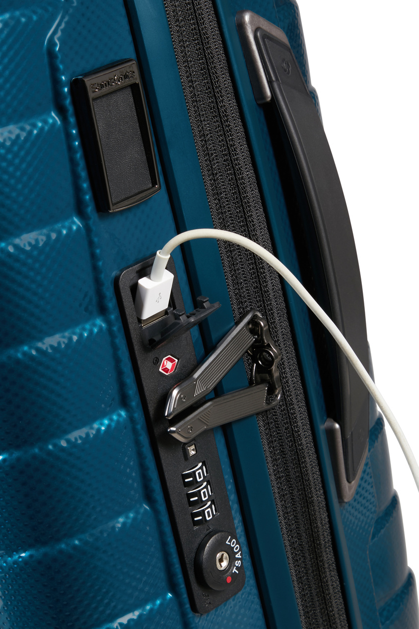 Walizka kabinowa Samsonite Proxis 55cm powiększana Petrol Blue