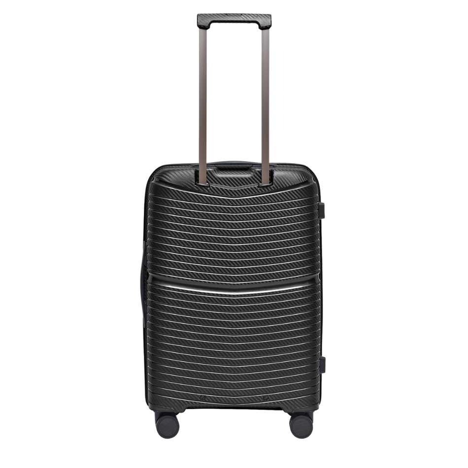 Walizka BLU MOONKY Charon 66cm czarna powiększana