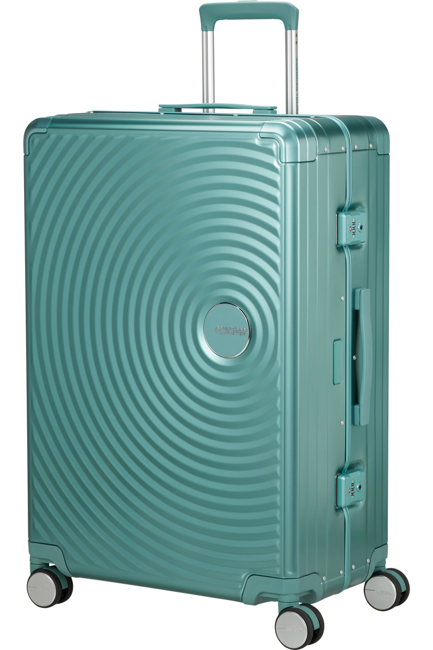 Walizka American Tourister Soundbox Alu 77cm Dusty Turquoise