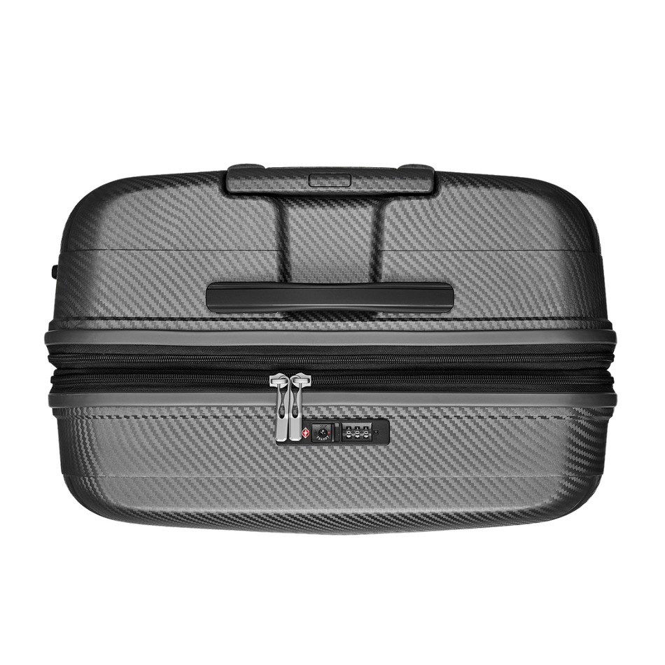 Walizka BLU MOONKY Charon 77cm szara powiększana