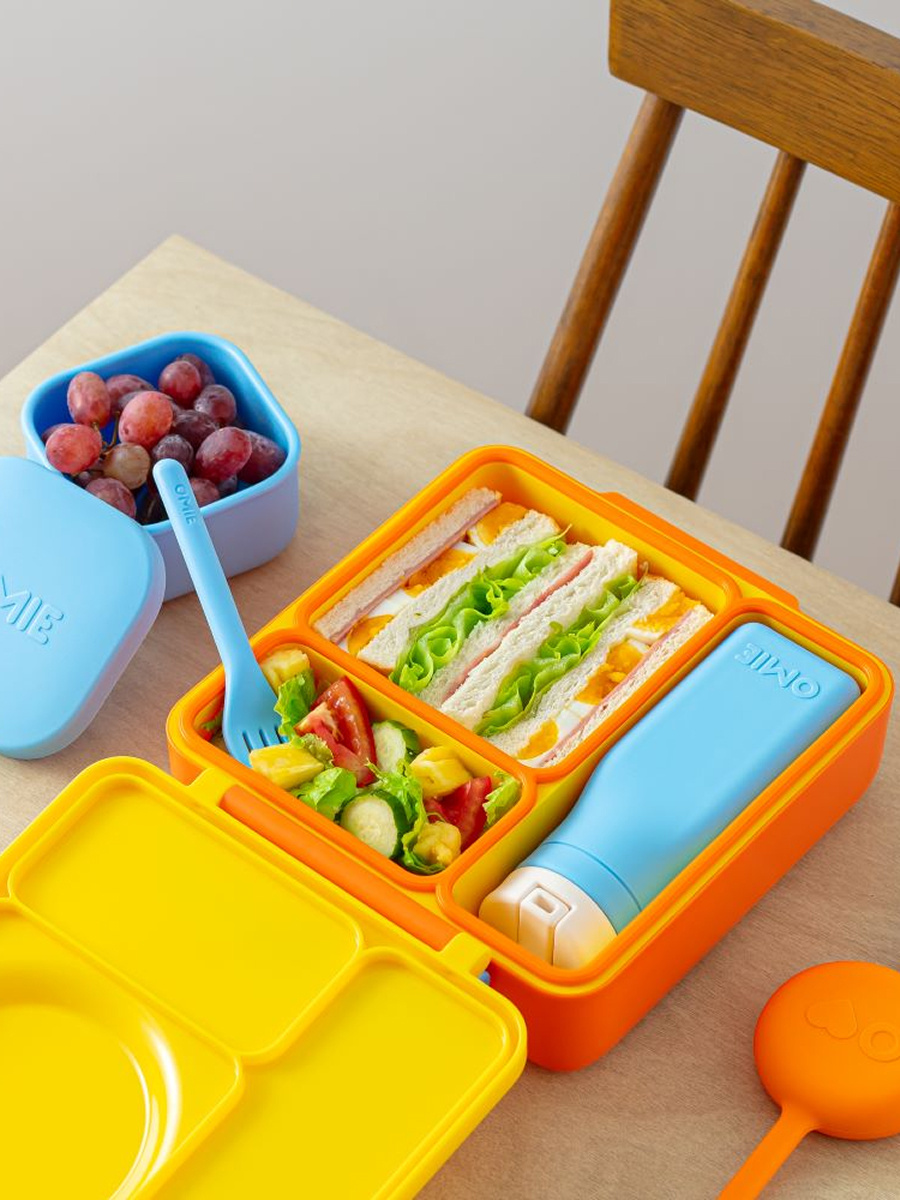 OmieBox Lunch Box Poppy Orange