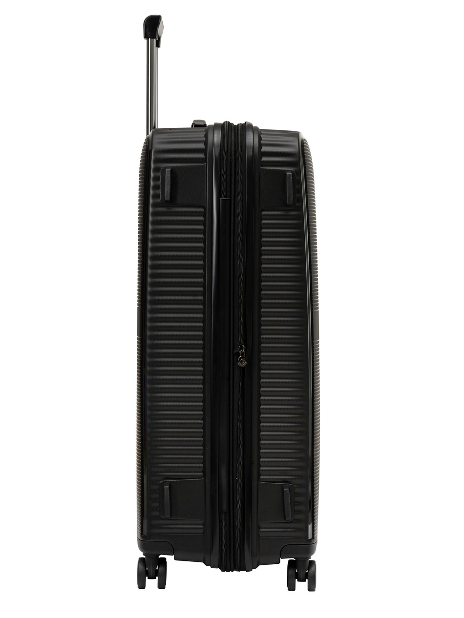 Walizka BLU MOONKY Altair 77cm czarna powiększana