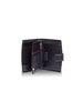Damski portfel Valentini Black & Red Diamond 297 czarny