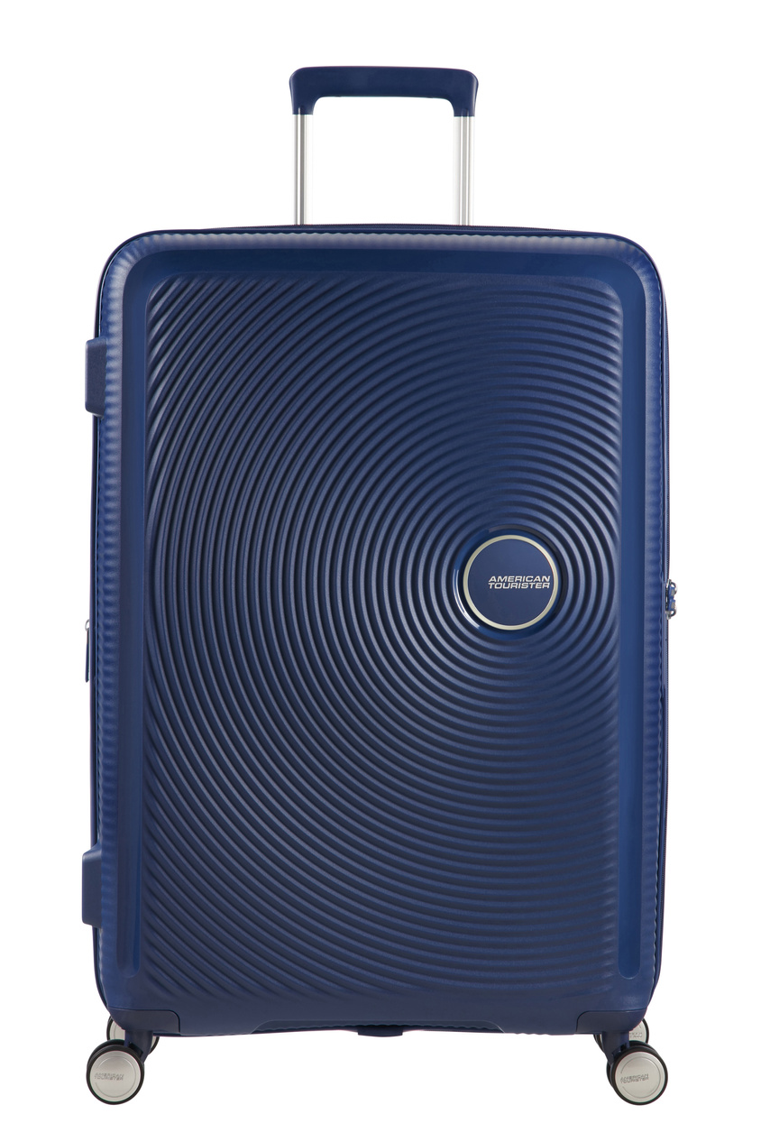 Walizka American Tourister Soundbox 67cm powiększana Midnight Navy