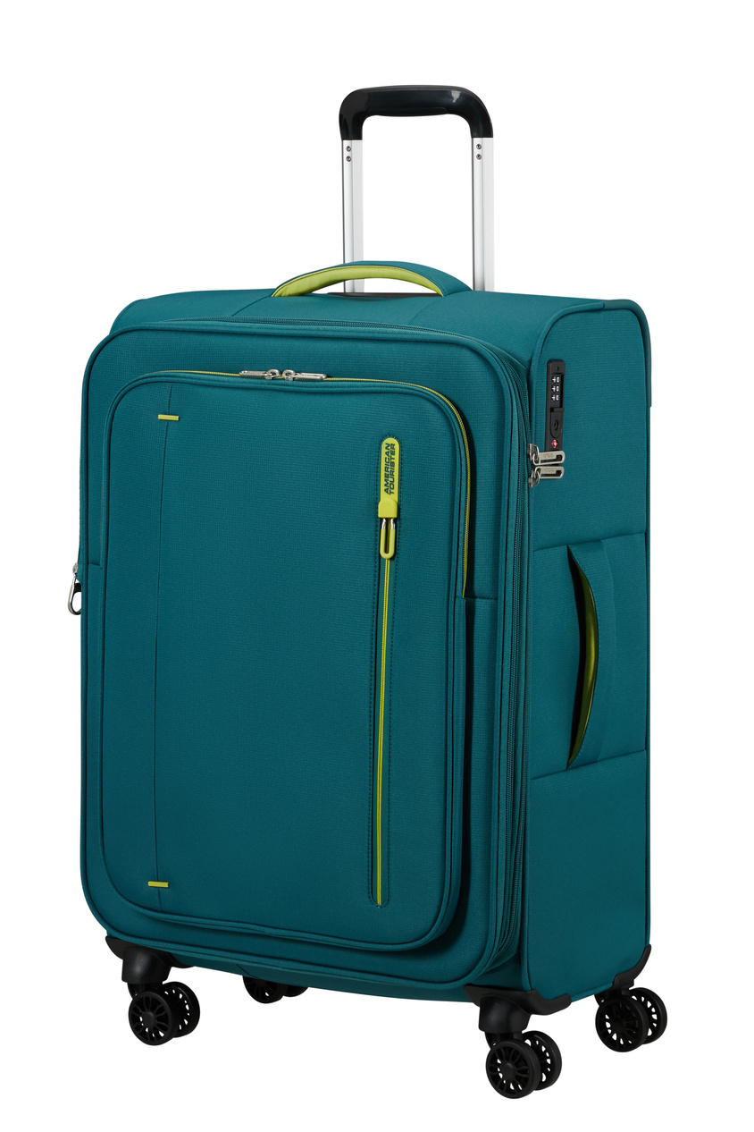 Walizka American Tourister Cloudrider 67cm powiększana zielona