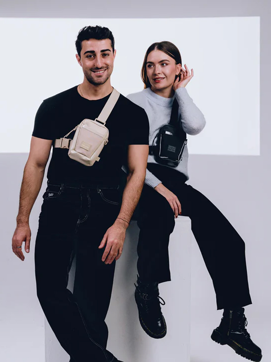 Torba crossbody JOHNNY URBAN Lex sand