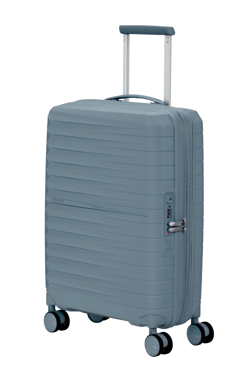 Walizka kabinowa American Tourister Fastforward 55cm powiększana szara