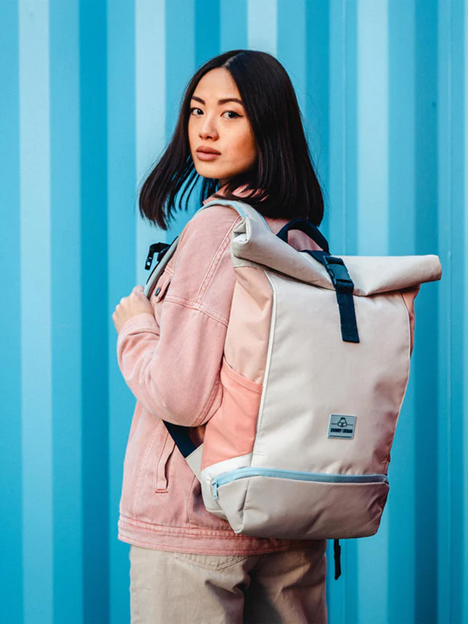 Plecak rolltop JOHNNY URBAN Allen Medium Sand Rose