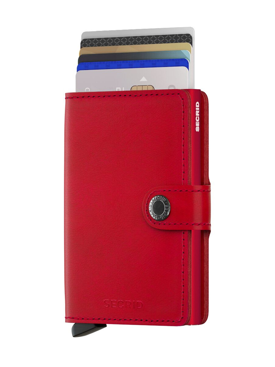 Portfel SECRID Miniwallet Red-Red