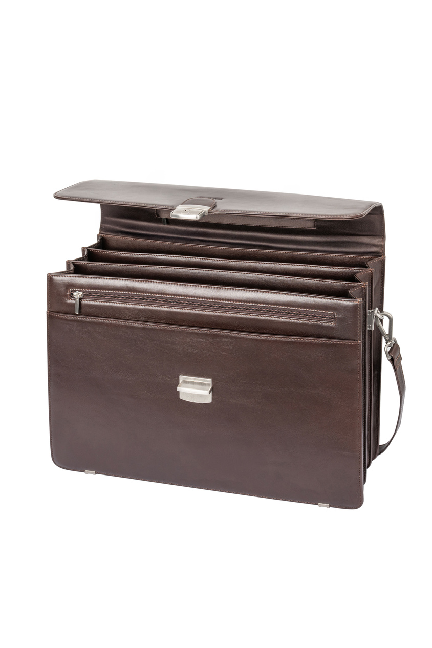 Teczka skórzana Valentini Ambassador 605 brązowa