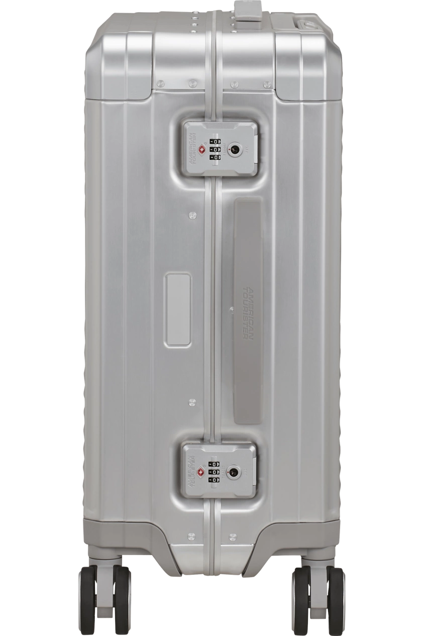 Walizka kabinowa American Tourister Soundbox Alu 55cm Silver