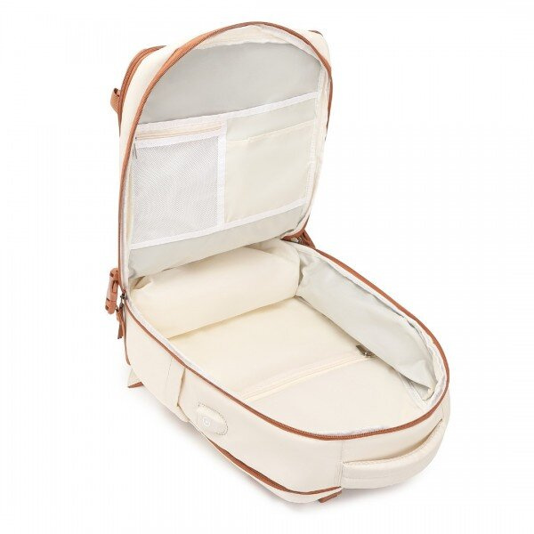 Plecak podróżny Kono beżowy