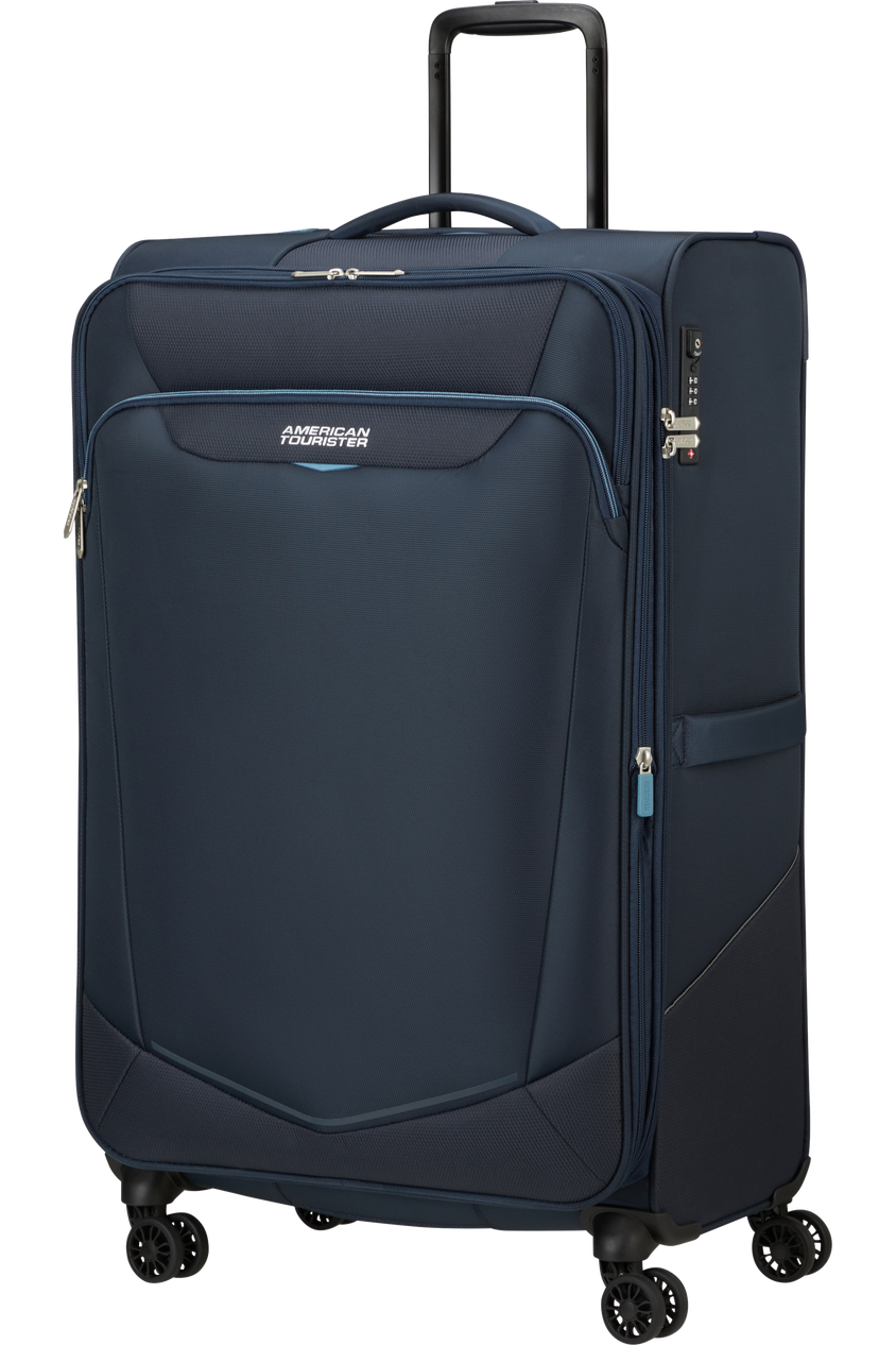 Walizka American Tourister Summerride 80cm powiększana granatowa