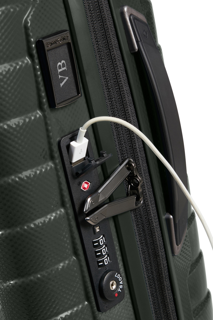 Walizka kabinowa Samsonite Proxis 55cm powiększana Matt Climbing Ivy