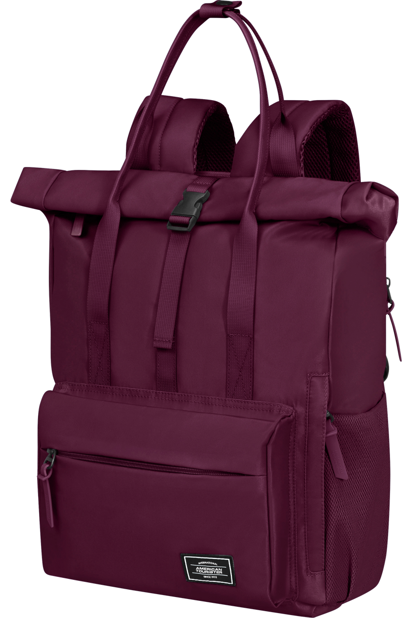 Plecak rolowany na laptopa American Tourister Urban Groove 15.6" wiśniowy