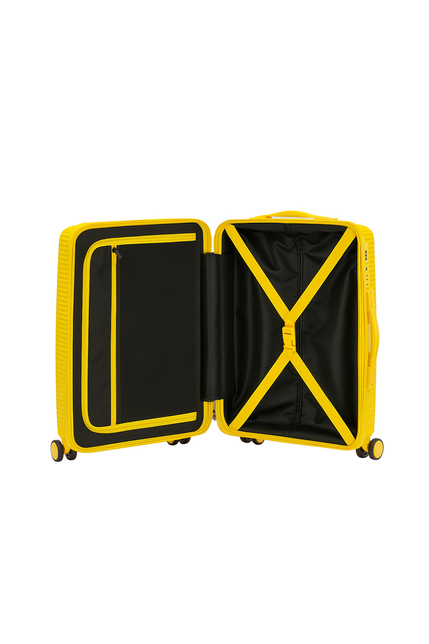 Zestaw 3 walizek BLU MOONKY Altair 55/66/77cm powiększane żółte