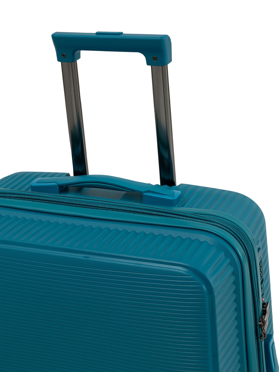 Walizka BLU MOONKY Altair 77cm niebieska powiększana