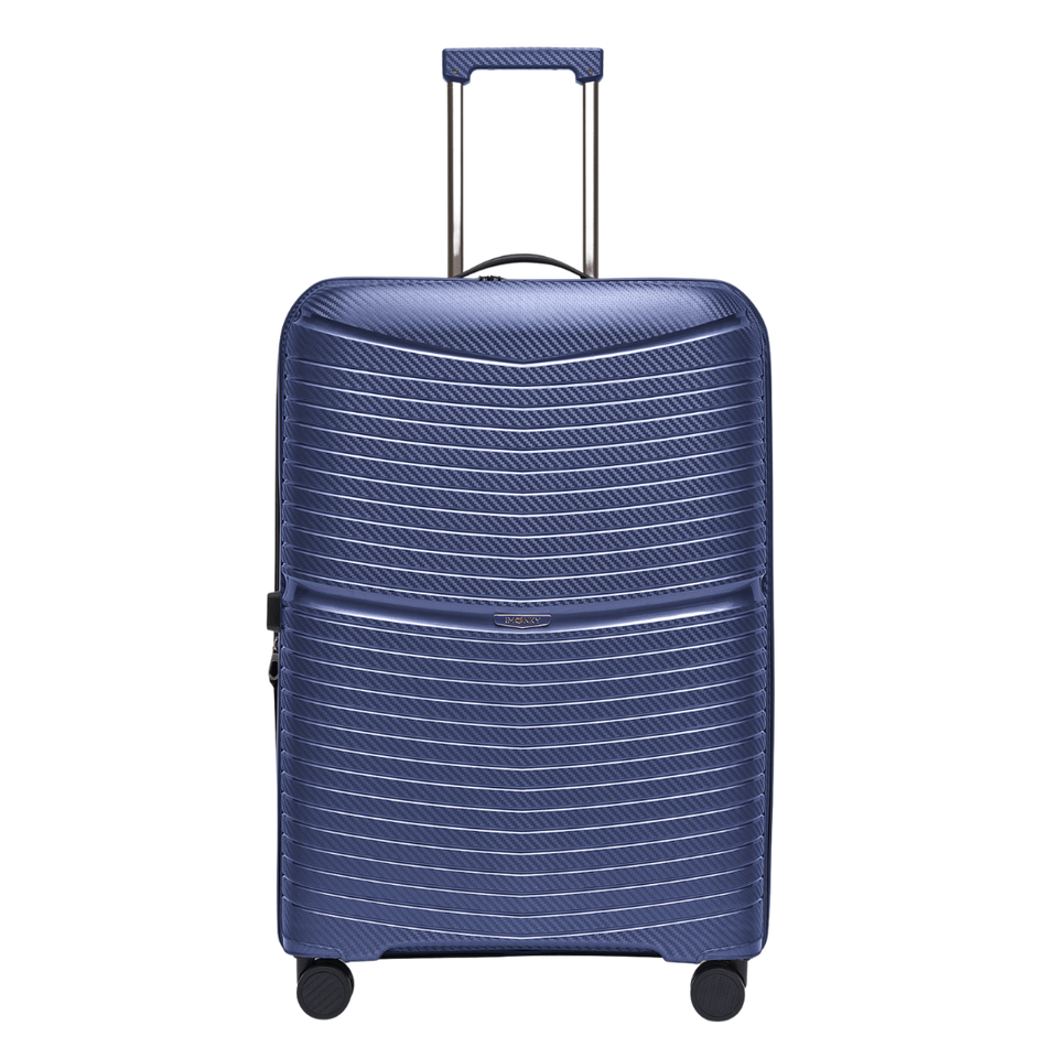 Walizka BLU MOONKY Charon 77cm granatowa powiększana