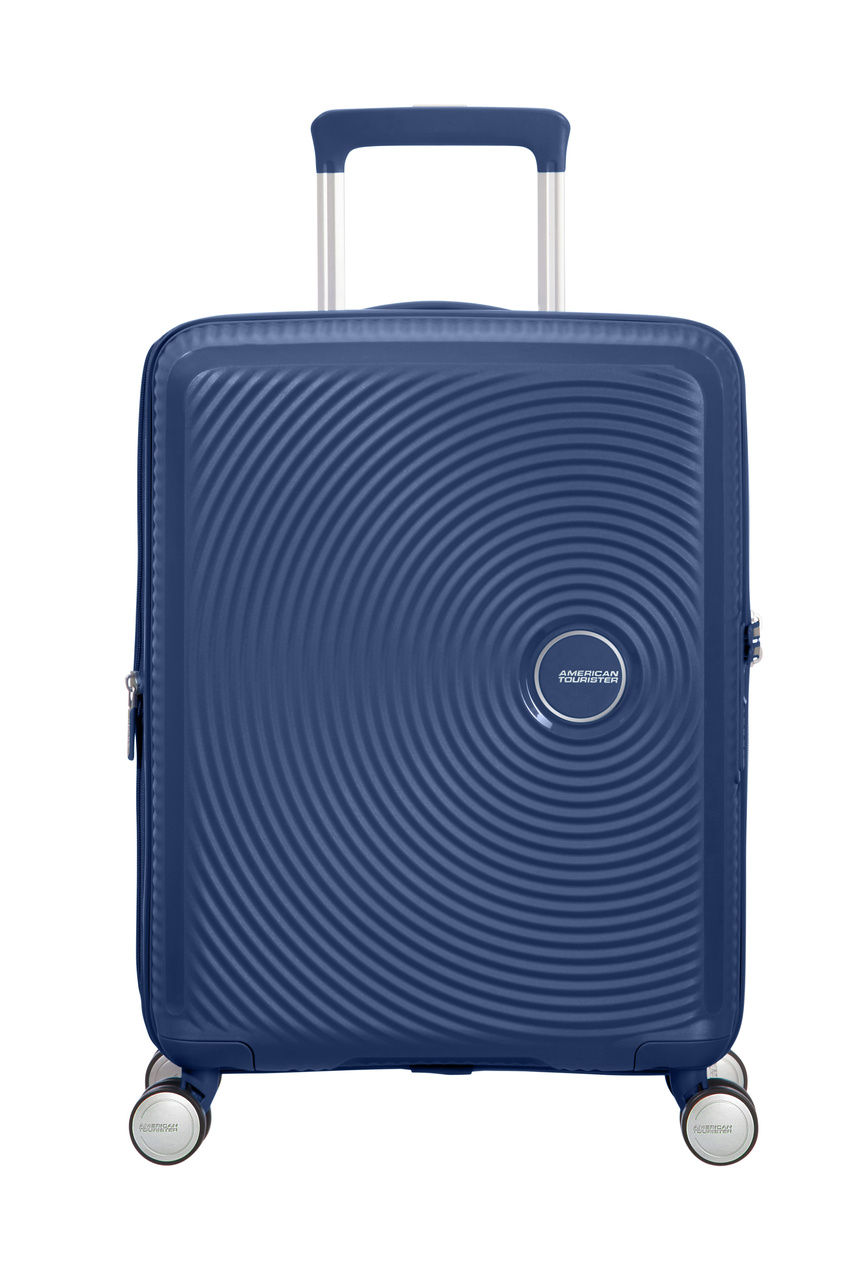 Walizka kabinowa American Tourister Soundbox 55cm powiększana Midnight Navy