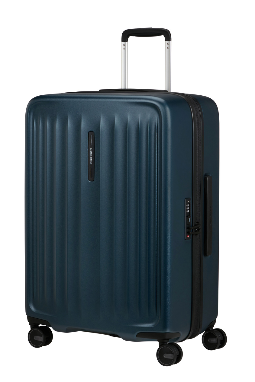 Walizka Samsonite Fyrm 67cm powiększana granatowa