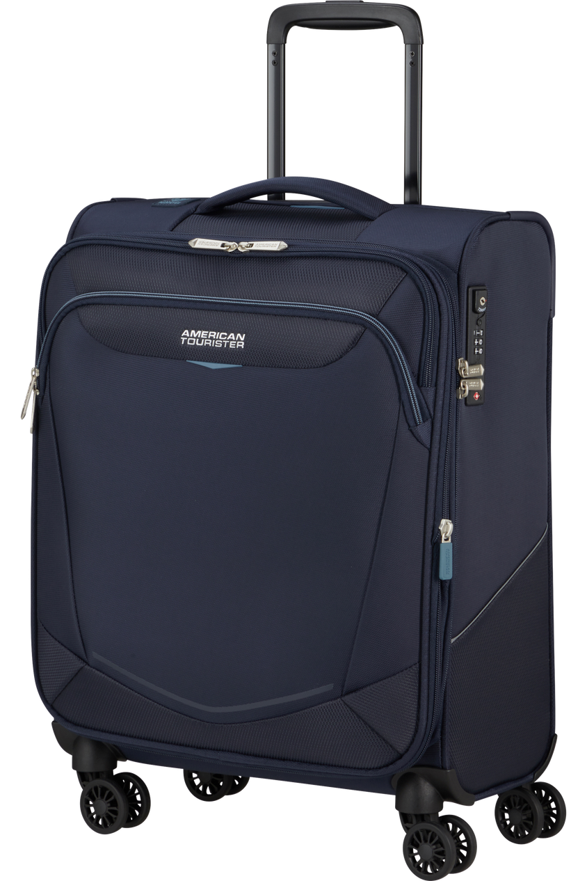 Walizka kabinowa American Tourister Summerride 55cm powiększana granatowa
